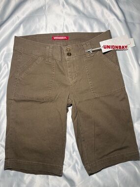 UNIONBAY Women's brown Bermuda Shorts